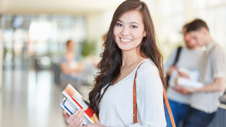 Blue and White Gradient Abstract Blob Professional Zoom Virtual Background (6)